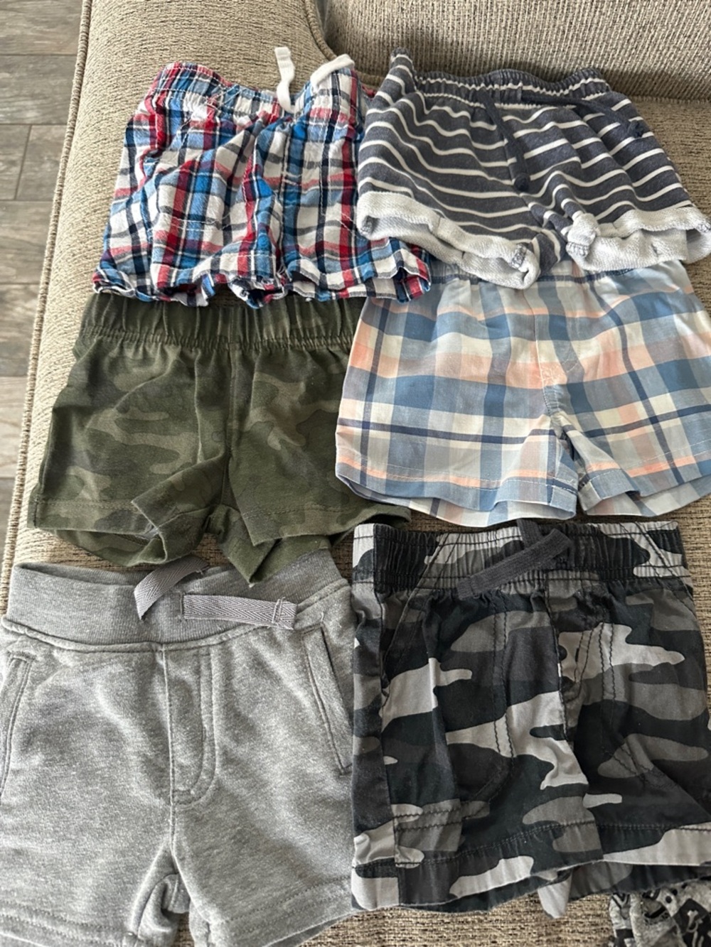 Kids 6-Pack Mixed Knit & Woven Shorts - Assorted Colors